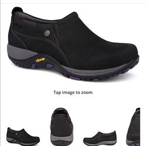 Dansko patti waterproof suede slip on